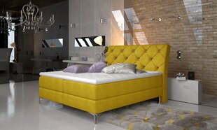 Кровать NORE Adel, 180x200 см, желтая цена и информация | Кровати | hansapost.ee