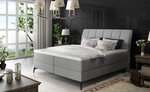 Кровать NORE Aderito, 160x200 см, серого цвета