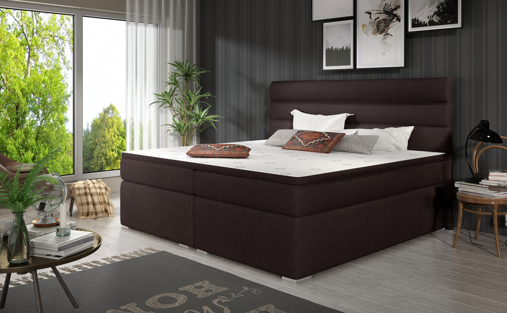 Voodi NORE Softy 160x200 cm, pruun hind ja info | Voodid | hansapost.ee