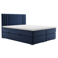 Кровать Selsey Monder 160x200 см, синяя цена и информация | Кровати | hansapost.ee