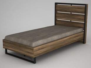 Кровать Kalune Design Lost, 90x190 см, коричневая цена и информация | Кровати | hansapost.ee