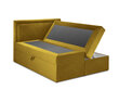 Voodi Mazzini Beds Yucca 160x200 cm, kollane hind ja info | Voodid | hansapost.ee