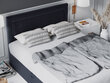 Voodi Mazzini Beds Yucca 180x200 cm, tumesinine цена и информация | Voodid | hansapost.ee