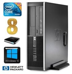 HP 8100 Elite SFF i5-650 8GB 1TB DVD WIN10 [refurbished] цена и информация | Стационарные компьютеры | hansapost.ee