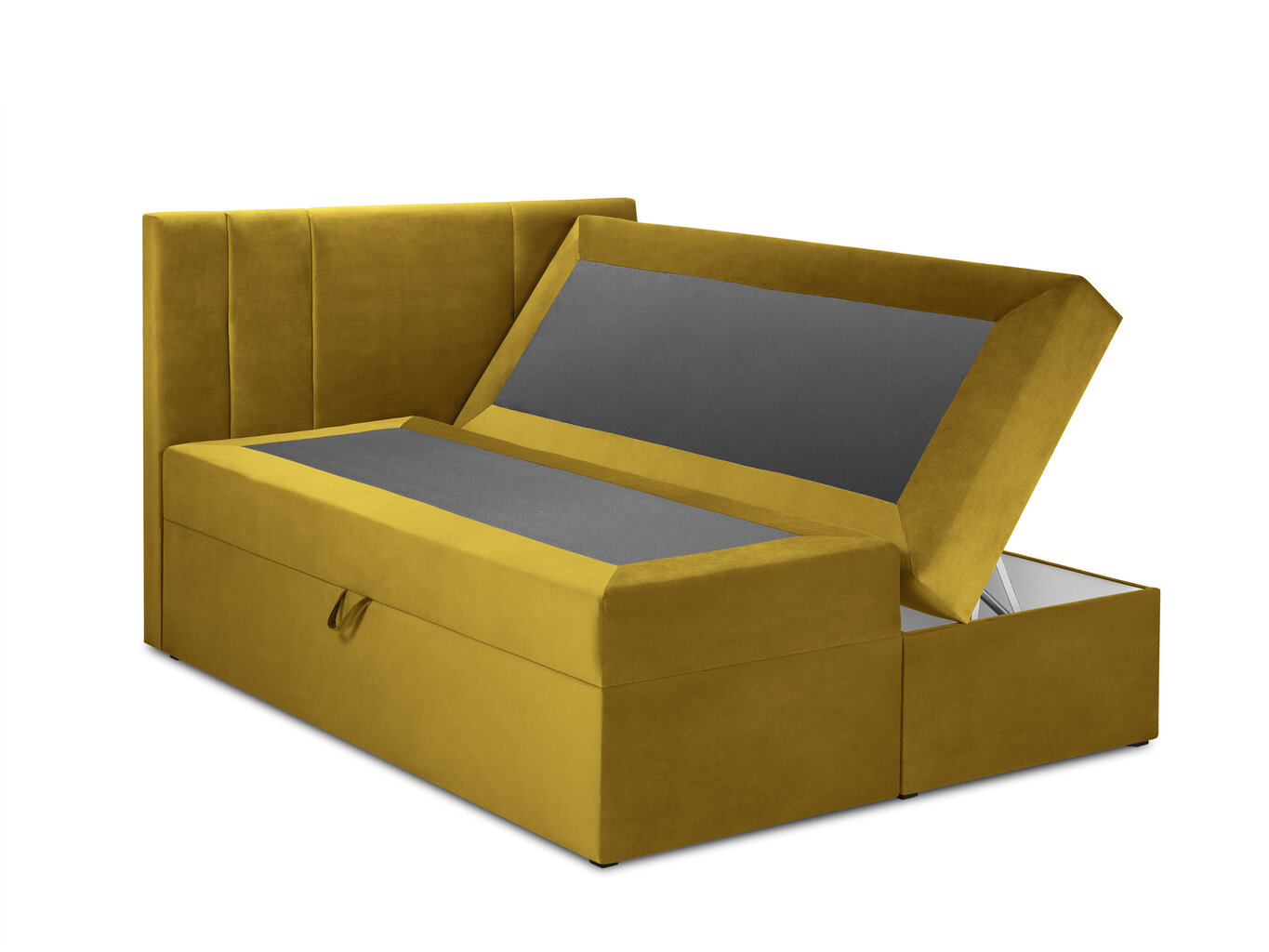 Voodi Mazzini sofas Afra 140x200 cm, kollane hind ja info | Voodid | hansapost.ee