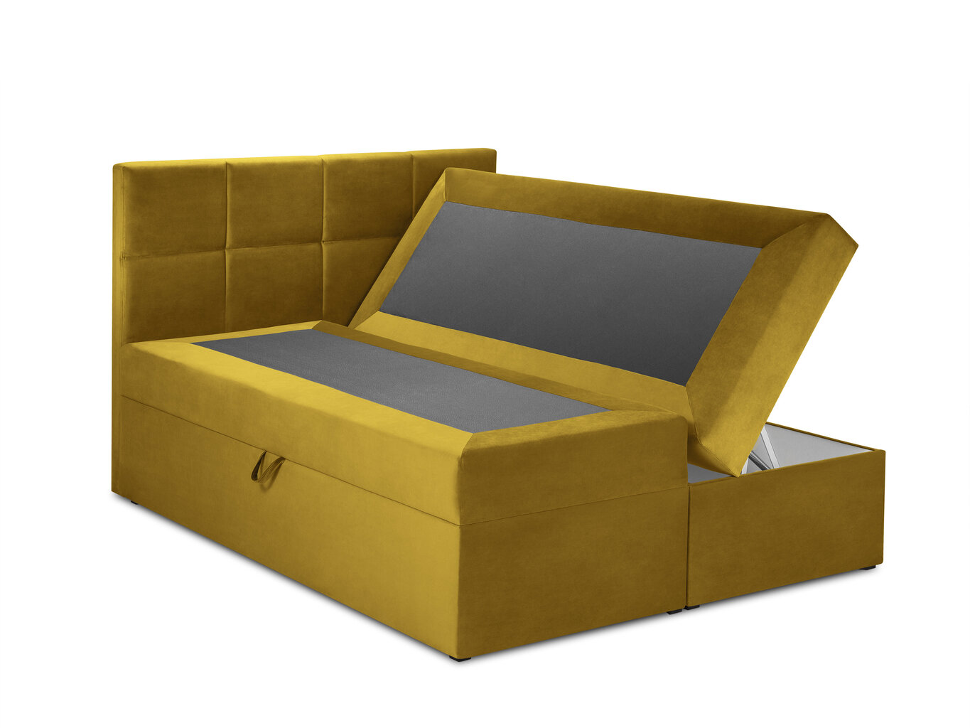 Voodi Mazzini sofas Afra 160x200 cm, kollane hind ja info | Voodid | hansapost.ee