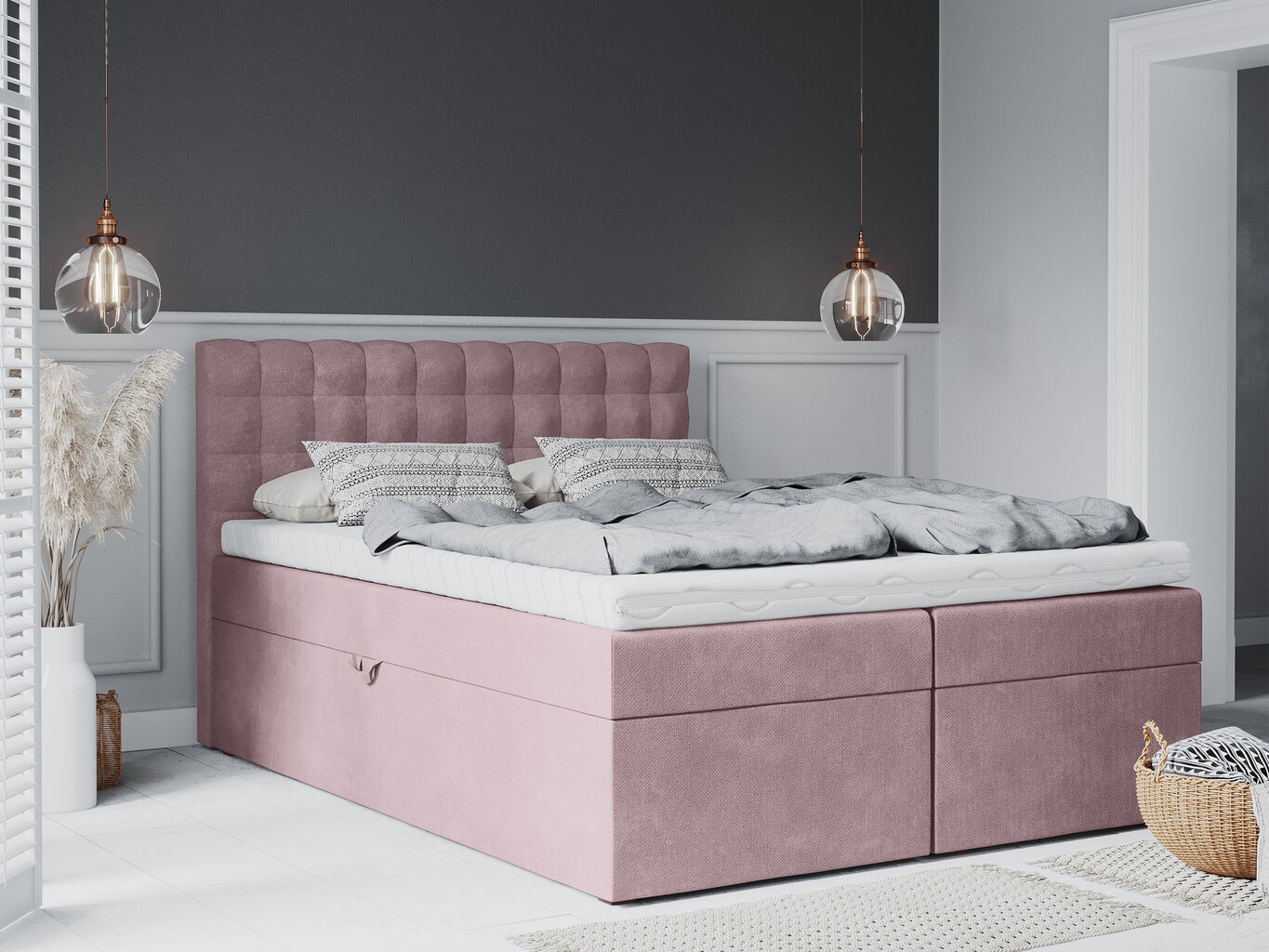 Voodi Mazzini Beds Jade 160x200 cm, roosa price and information | Voodid | hansapost.ee