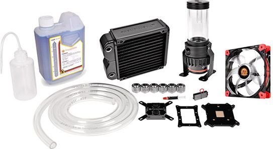 Thermaltake Pacific RL140 D5 Water Cooling Kit (CL-W072-CU00BL-A) цена и информация | Vesijahutused | hansapost.ee