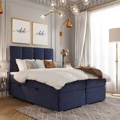 Кровать Selsey Erlar 140x200 см, темно-синяя цена и информация | Кровати | hansapost.ee