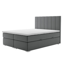 Кровать Selsey Alenna 160x200 см, серая цена и информация | Кровати | hansapost.ee