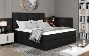 Кровать NORE Glossy 145x200 см, черная цена и информация | Кровати | hansapost.ee