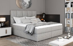 Кровать NORE Glossy 01 185x200 см, светло-серая цена и информация | Кровати | hansapost.ee