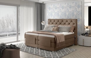 Электрическая кровать NORE Clover 08, 140x200, светло-коричневая цена и информация | Кровати | hansapost.ee