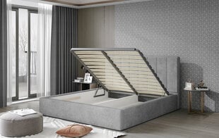 Кровать NORE Audrey 16, 180x200 см, черная цена и информация | Кровати | hansapost.ee