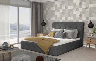 Кровать NORE Inge 05, 140x200 см, серая цена и информация | Кровати | hansapost.ee