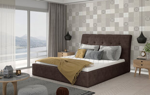 Кровать NORE Inge 02, 160x200 см, коричневая цена и информация | Кровати | hansapost.ee