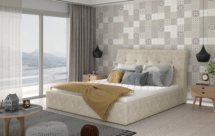 Кровать NORE Inge 01, 160x200 см, бежевая цена и информация | Кровати | hansapost.ee