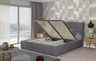Кровать NORE Inge 19, 160x200 см, темно-коричневая цена и информация | Кровати | hansapost.ee