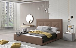 Кровать NORE Cloe 07, 140x200 см, коричневая цена и информация | Кровати | hansapost.ee