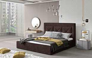 Кровать NORE Cloe 02, 160x200 см, темно-коричневая цена и информация | Кровати | hansapost.ee