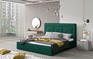 Кровать NORE Cloe 06, 200x200 см, зеленая цена и информация | Кровати | hansapost.ee