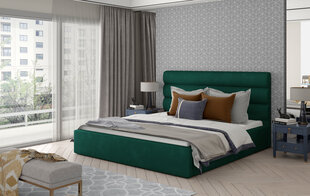 Кровать NORE Caramel 15, 140x200 см, зеленая цена и информация | Кровати | hansapost.ee