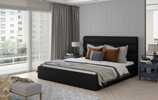 Кровать NORE Caramel 18, 180x200 см, черная цена и информация | Кровати | hansapost.ee