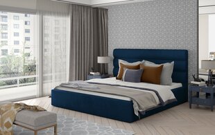 Кровать NORE Caramel 09, 200x200 см, синяя цена и информация | Кровати | hansapost.ee
