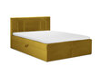 Voodi Mazzini Beds Afra 200x200 cm, kollane hind ja info | Voodid | hansapost.ee