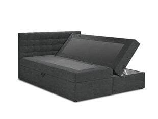 Кровать Mazzini Beds Jade 200x200 см, темно-серая цена и информация | Кровати | hansapost.ee
