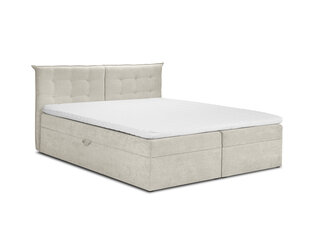 Кровать Mazzini Beds Echaveria 200x200 см, бежевая цена и информация | Кровати | hansapost.ee