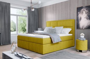 Кровать NORE Meron 21, 160x200 см, желтая цена и информация | Кровати | hansapost.ee