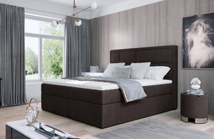 Кровать NORE Meron 11, 180x200 см, темно-коричневая цена и информация | Кровати | hansapost.ee