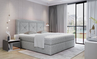 Кровать NORE Idris 01, 140x200 см, светло-серая цена и информация | Кровати | hansapost.ee