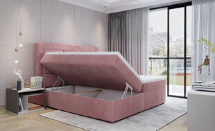 Кровать NORE Idris 01, 140x200 см, светло-серая цена и информация | Кровати | hansapost.ee