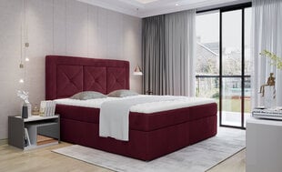 Кровать NORE Idris 18, 140x200 см, красная цена и информация | Кровати | hansapost.ee