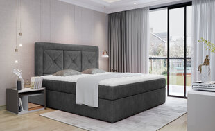 Кровать NORE Idris 06, 160x200 см, серая цена и информация | Кровати | hansapost.ee