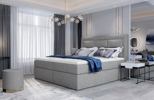 Кровать NORE Vivre 21, 140x200 см, светло-серая цена и информация | Кровати | hansapost.ee
