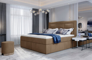 Кровать NORE Vivre 10, 180x200 см, светло-коричневая цена и информация | Кровати | hansapost.ee