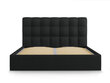 Voodi Mazzini Beds Nerin 6, 160x200cm, must hind ja info | Voodid | hansapost.ee