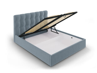 Кровать Mazzini Beds Nerin 160x200 см, синяя цена и информация | Кровати | hansapost.ee