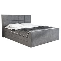 Кровать Ikar 180х200 см, темно-серая цена и информация | Кровати | hansapost.ee