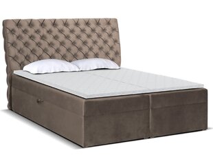 Кровать Monaco 160x200 см, коричневая цена и информация | Кровати | hansapost.ee