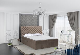Кровать Monaco 160x200 см, коричневая цена и информация | Кровати | hansapost.ee