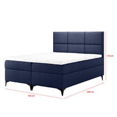 Кровать Selsey Firome, 180x200 см, синяя цена и информация | Кровати | hansapost.ee