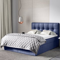 Кровать Selsey Rekius, 140x200 см, синяя цена и информация | Кровати | hansapost.ee