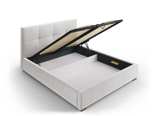 Кровать Micadoni Home Sage, 180x200 см, светло-серая цена и информация | Кровати | hansapost.ee