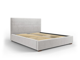 Кровать Micadoni Home Aranda, 180x200 см, светло-серая цена и информация | Кровати | hansapost.ee