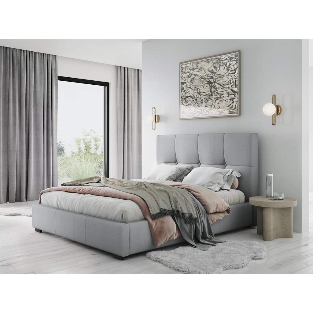 Voodi Micadoni Home Sage 45, 180x200cm, helehall hind ja info | Voodid | hansapost.ee