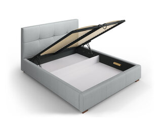 Кровать Micadoni Home Sage 45, 180x200 см, светло-серая цена и информация | Кровати | hansapost.ee